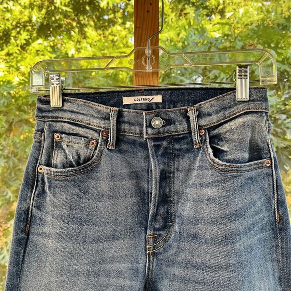 GRLFRND Karolina High Rise Jeans In Cross Your Mind Size 25. - Picture 5 of 12